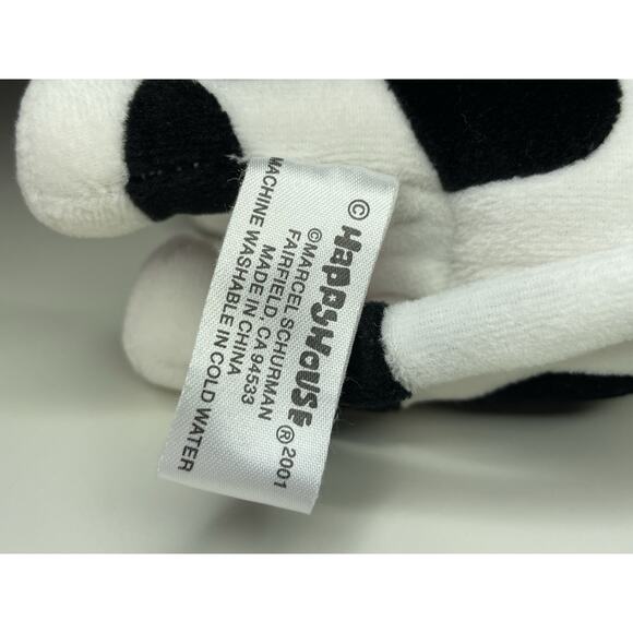 Vintage 2001 Happy House Cow Plush 7” Spotted Stuffed Animal Marcel Schurman - Picture 9 of 10